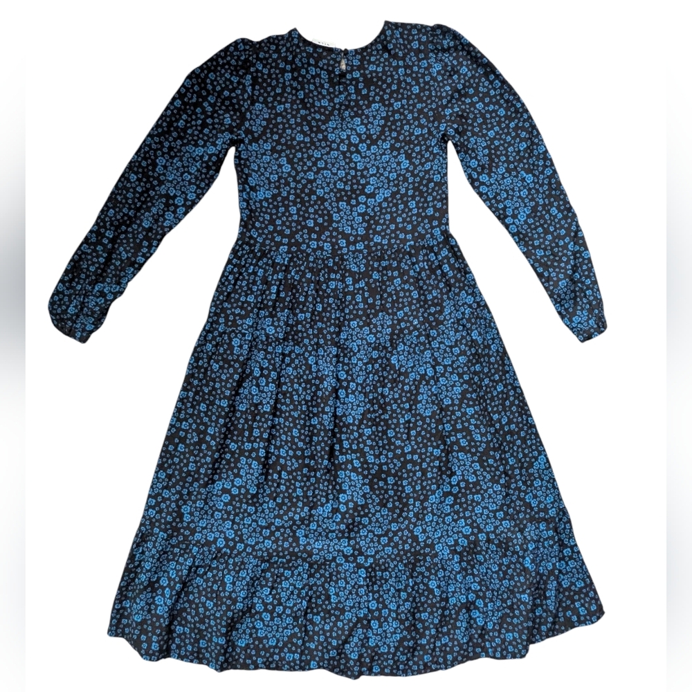 2 For $30 - Vila Dress with Blue Flowers